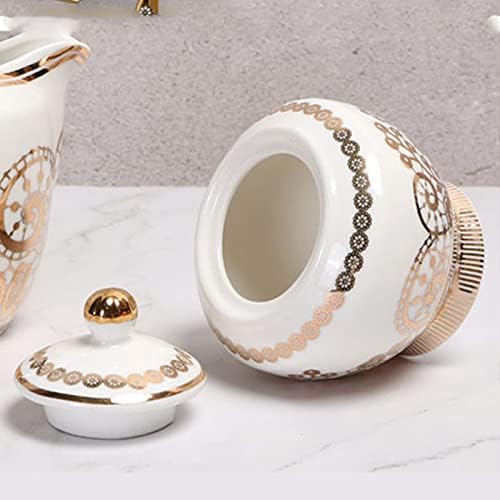 Sugar Bowl Dispenser,Seasoning Canister, with Lid and Milk Jug