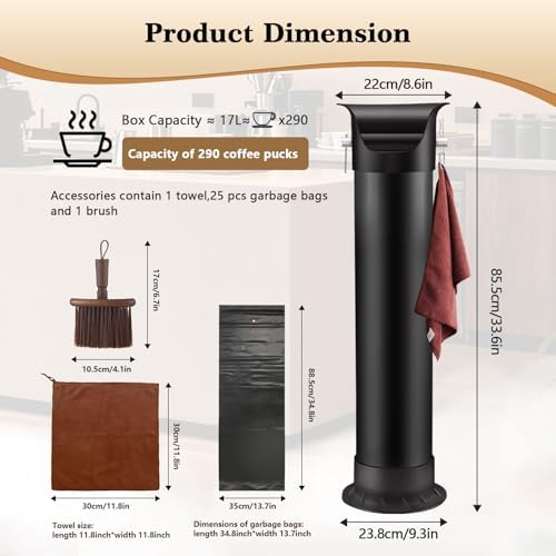 Espresso Knock Box for Coffee Grounds Coffee Knock Box Espresso