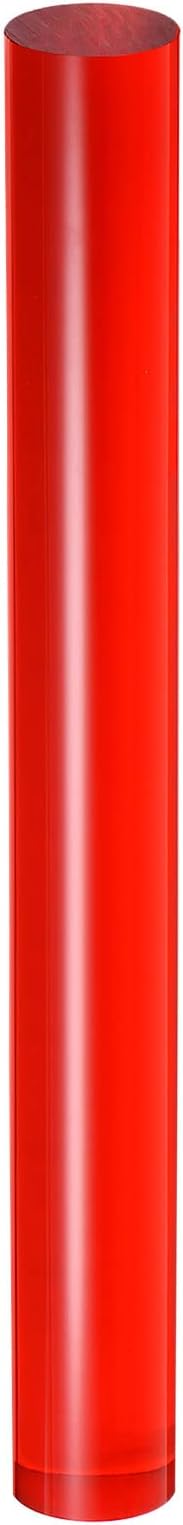 HARFINGTON Acrylic Clay Roller 9 Inch x 1 Inch Solid Non-Stick Plastic Round by HARFINGTON