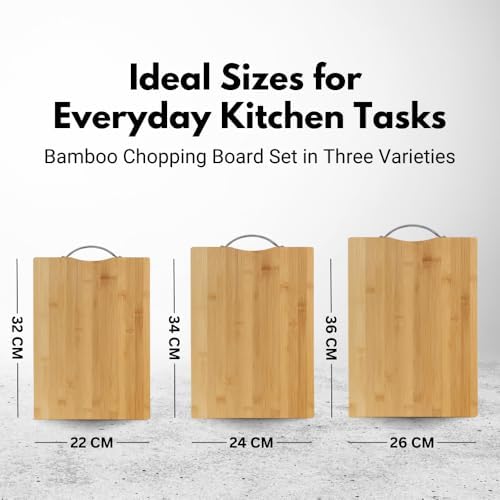 Cutting Boards for Kitchen - Bamboo Cutting Board Cutting Boards Juice