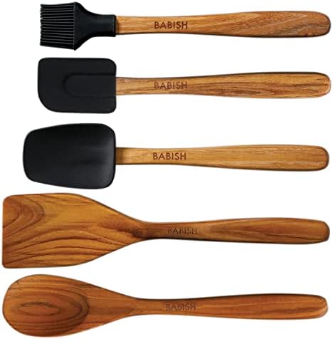 Babish 11 Piece Teak Wood Tool Set