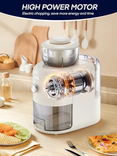 FOHERE 6-in-1 Electric Cheese Grater Slicer Shredder