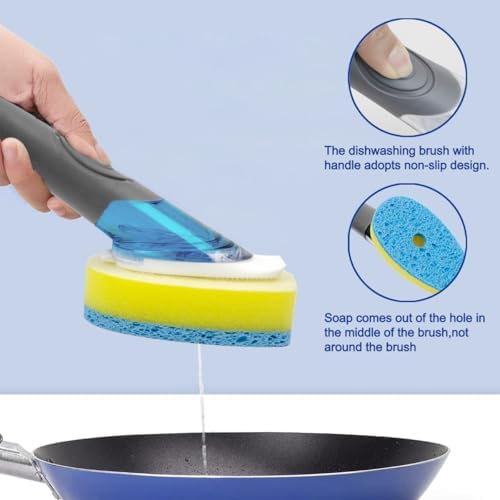 CELOX Non-Scratch Soap Dispensing Dishwand