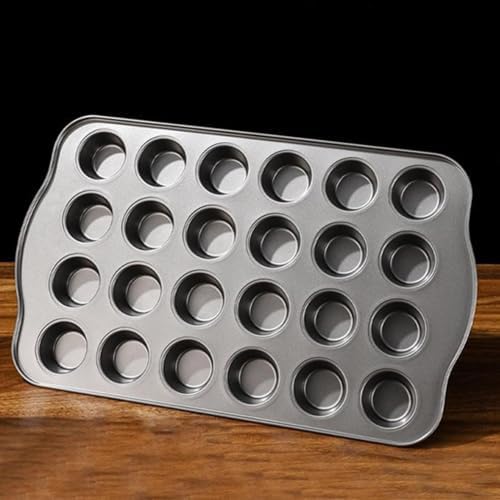 Mini Muffin Pan,Non-Stick 24 Cups Mini Cupcake Pans for Baking Tin