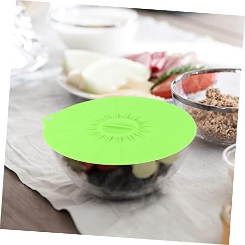 5-Piece Silicone Food Covers, Assorted Colors