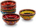 Spanish Terracotta 5-Piece Tiny Super Small Mini-Bowl (Pinch Bowls)