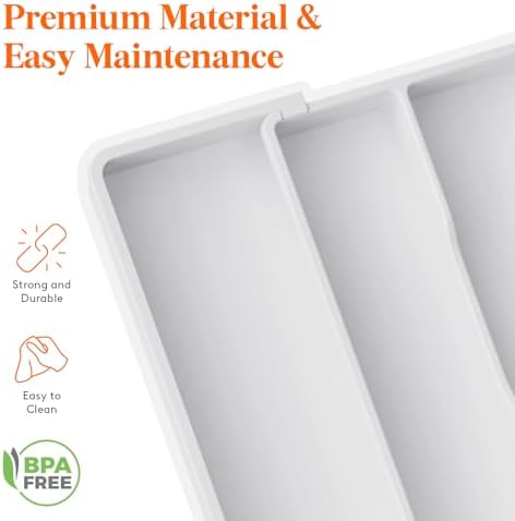 Lifewit Utensil Organizer for Kitchen Drawers, Expandable Cooking