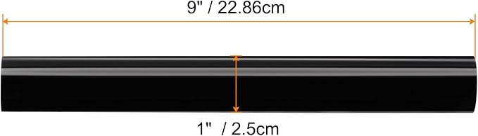 HARFINGTON Acrylic Clay Roller 9 Inch x 1 Inch Solid Non-Stick Plastic Round - Image 2