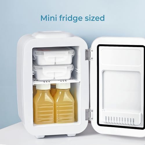 carrotez 2 Compartment Small Snack Containers, 1.1 cup - 2 Pack