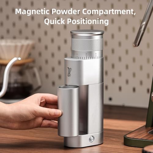 Electric Espresso Burr Coffee Grinder, One-Touch