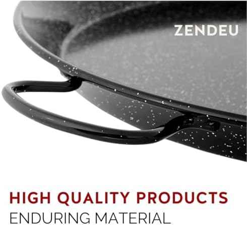 Paella Pan from Spain – Authentic Enameled Carbon Steel Paella Pan