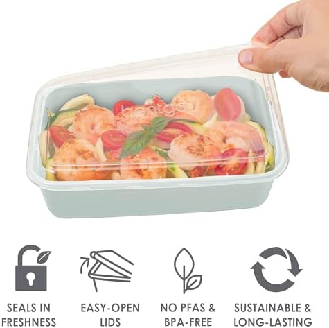 Bentgo Prep Meal Prep Kit, 1, 2 & 3-Compartment Containers, 60 Piece