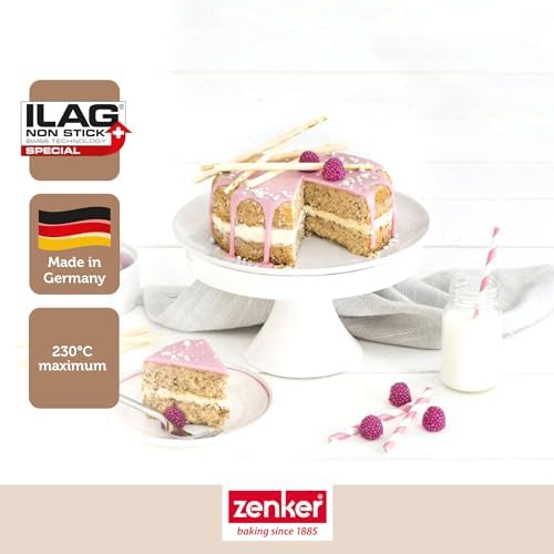 Zenker 9916550 Set of 2 Mini Cake tins, 16 cm and 18 cm pan, Mini