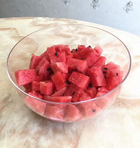 Large Acrylic Salad Bowls and Serving Bowls, Great for Serving Salad