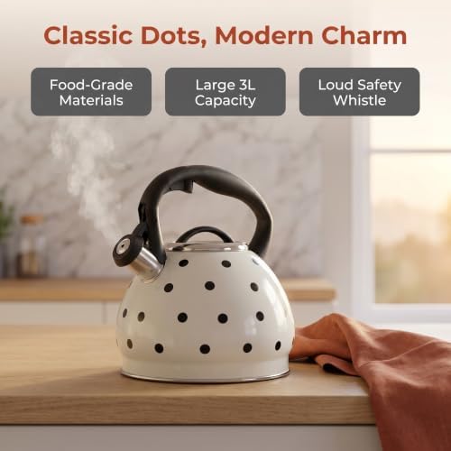 Whistling Tea Kettle, 3.2qt Stainless Steel