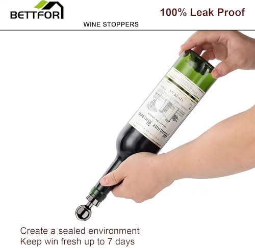Wine Stoppers for Wine Bottles 3Pcs Vacuum Wine Bottle Stopper with