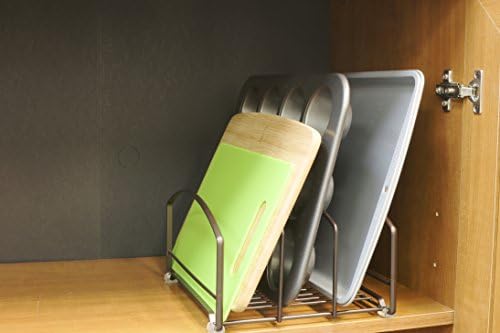 Deco Brothers Cookware Organizer Rack for Kitchen Cabinet, 3 Slot Holder
