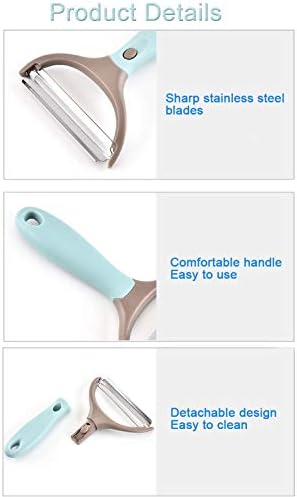 Trio Peeler Set Julienne Vegetable Peeler Stainless Steel Cabbage
