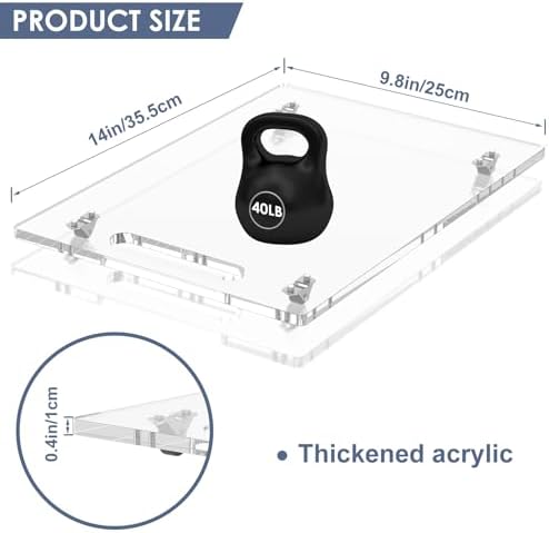 Acrylic Appliance Slider for Coffee Maker, 9.8" x 14"