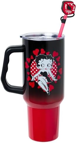 Silver Buffalo Betty Boop Core Cute Pose, Stainless Steel Tumbler