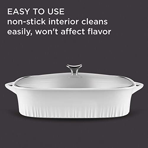 CorningWare QuickHeat 5.7-QT Cast Aluminum Roaster With Lid &