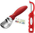 Spring Chef Professional Ice Cream Scoop & Stainless Steel Swivel