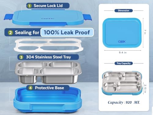kids lunch box stainless steel, bento box stainless steel, lunch bento