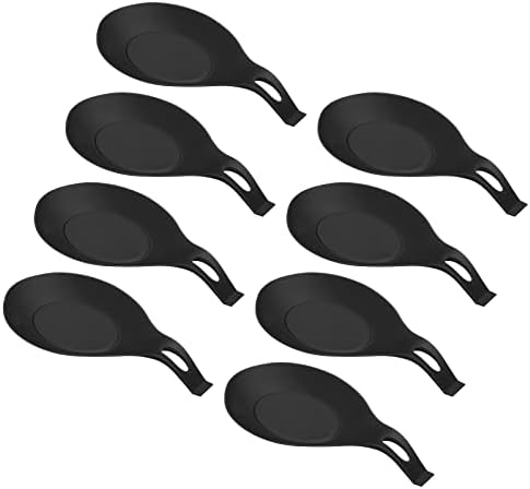 uxcell Silicone Spoon Rest, 7.68" x 3.74" Heat Resistant Kitchen