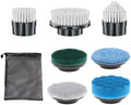 Electric Spin Scrubber Replacement Brush Heads, 7 Pcs Set