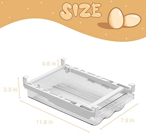 Clear Egg Holder for Refrigerator, Mini Fridge Drawer