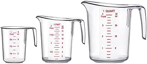Abby - Melissa - Plastic Measuring Cups (3-Piece Set), Food-Grade