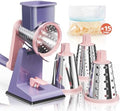 Rotary Cheese Grater Hand Crank, Pinkish Purple
