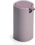 LINE+ARC Modern Easy-to-Press Soap Dispenser. No-Rust Cute Bathroom Pink Marble by LINEARC