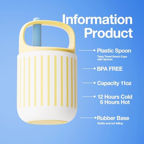 CHAKO LAB Food Jar 15 oz | Stainless Steel Vacuum Insulated for Hot