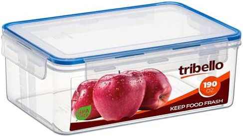 Tribello 190 oz Extra Large Airtight Food Storage Containers with