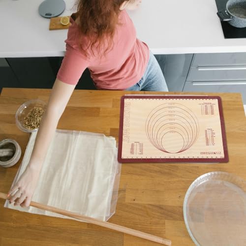 Silicone Baking Mat Rectangular Reusable Non Stick Kneading Pad