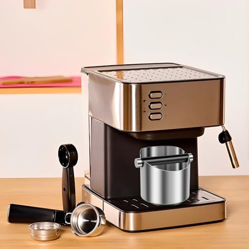 Coffee Knock Box Stainless Steel Espresso Knock Box with Removable