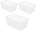 16inch Freezer Wire Storage Organizer Baskets, Household Refrigerator