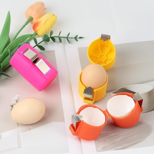 3pcs Egg Shell Opener, Egg Peeler Tool Set,Egg Separator for Raw Eggs