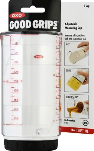 OXO Good Grips Adjustable Liquid Measuring Cup, 2 Cup Capacity