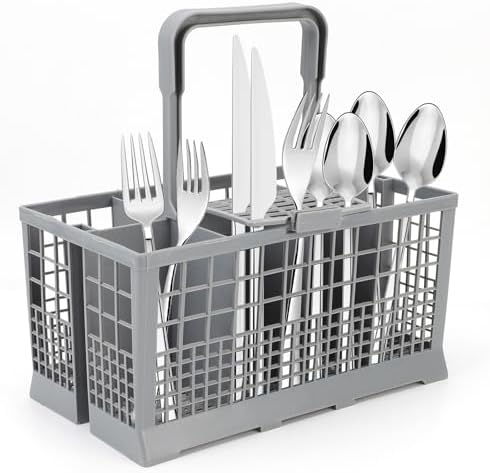Tbest Dishwasher Silverware Basket, 7 Compartments 9.5 x 5.4 x 4.8