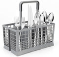 Tbest Dishwasher Silverware Basket, 7 Compartments 9.5 x 5.4 x 4.8