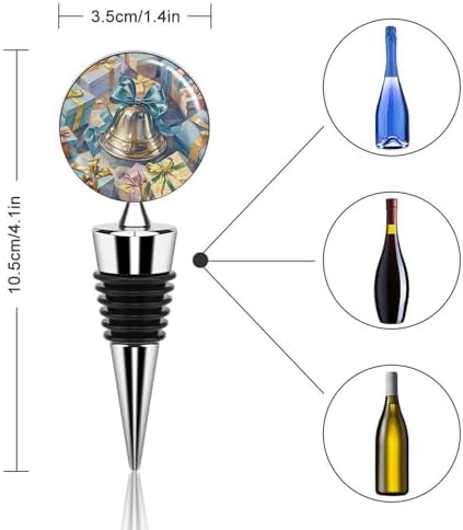 Bell Gift Wine Stopper Vacuum Alloy Wine Bottle Stopper Reusable Wine