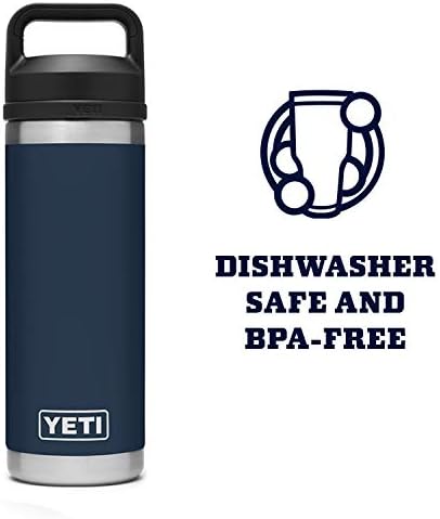 YETI Rambler 18 oz Bottle, Vacuum Insulated, Stainless Steel with Chug