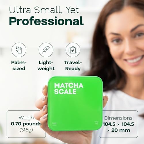 Aviora Matcha Scale – 0.1g Precision USB-C Rechargeable Digital Scale
