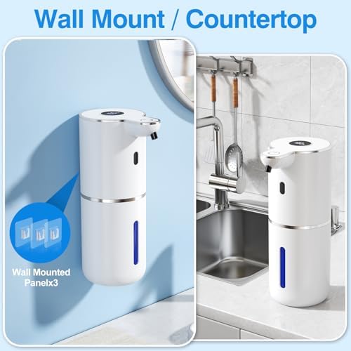 Fachixy Automatic Foaming Soap Dispenser Touchless, 6 Adjustable Level