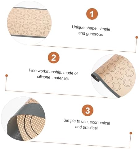 Silicone Baking Mat for Pastry Baking and Macaron Piping, Reusable