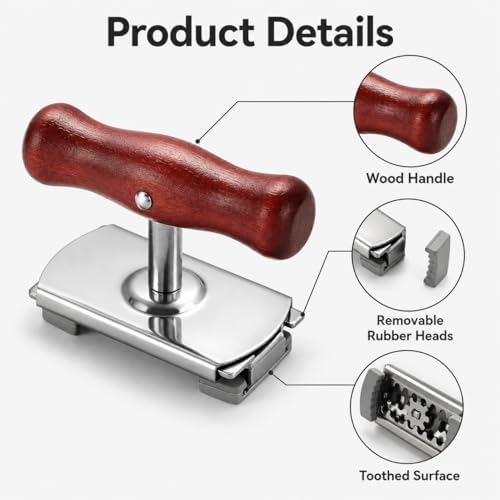 2 Pack Jar Opener for Seniors, Weak Hands and Bottle Caps