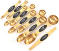 Magnetic Measuring Spoons Set-Stainless Steel Gold