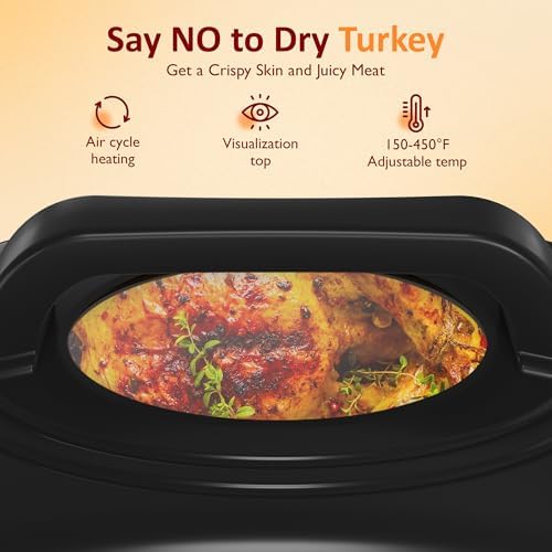 Sunvivi Electric Roaster, 28-Quart Electric Roaster Oven featuring a